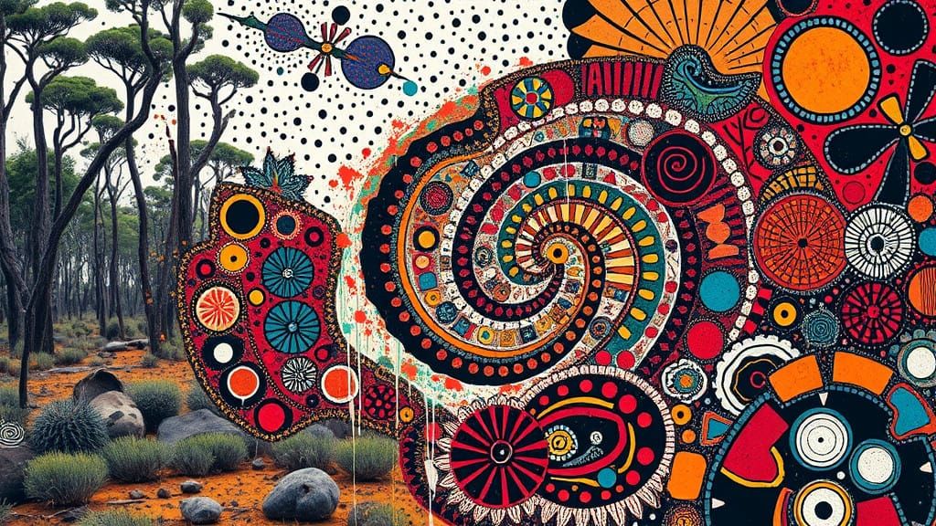 Aboriginal Cultural Fusion in Australian Bushland