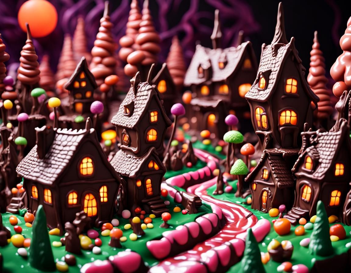 Macabre Anime: Haunted Candy Village in 3D