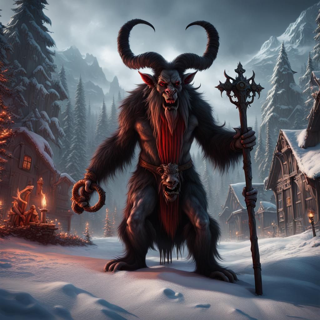 Warhammer Krampus: Detailed Fantasy Art