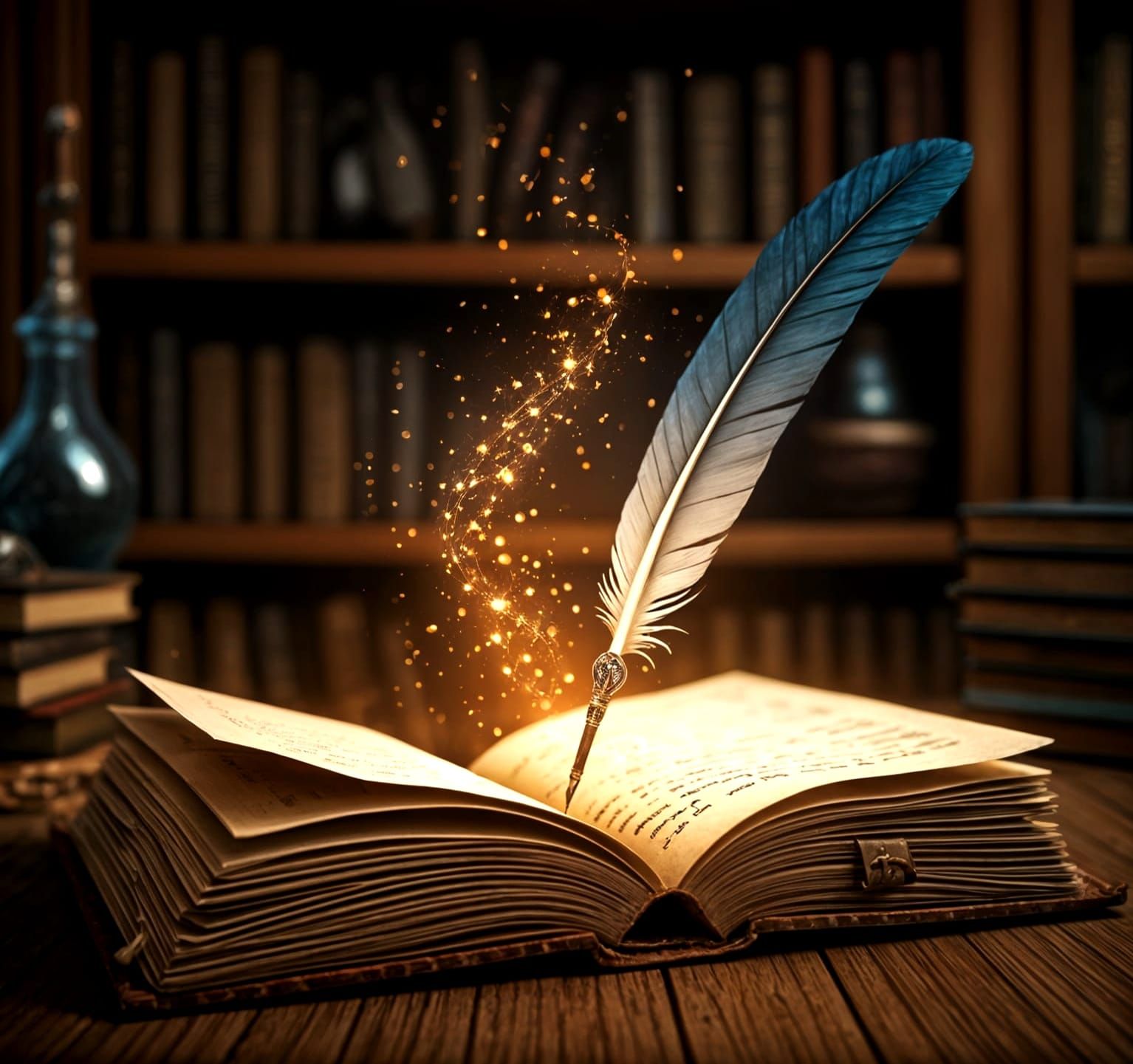 Magic Quill Pen Taking Notes