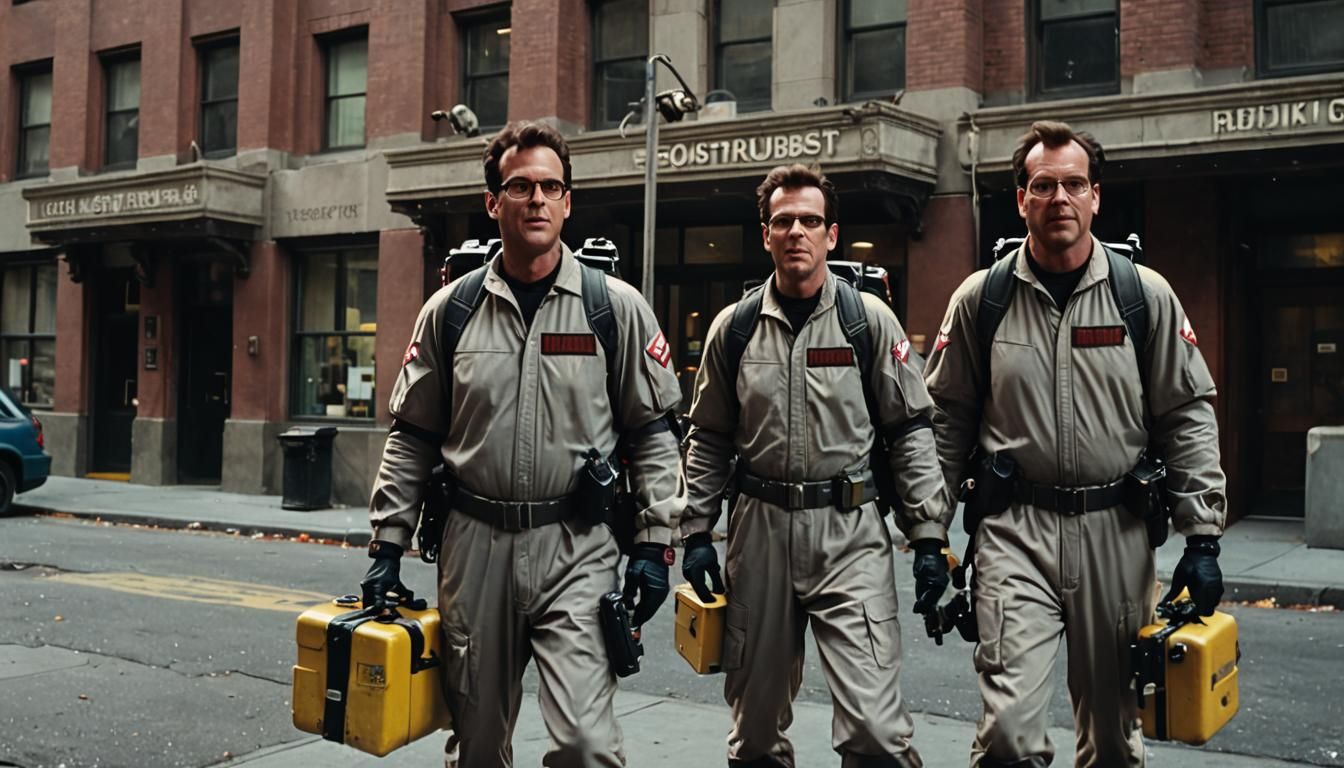 Ghostbusters: A Cinematic Film Still
