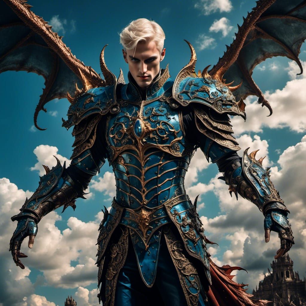 dragon armor <lora:Dark Celestial Armor:1.0>