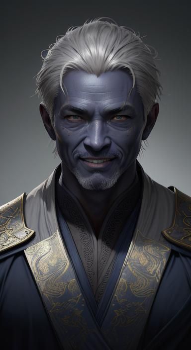 Shaolin Monk Portrait in Hyperdetailed Artstation Style