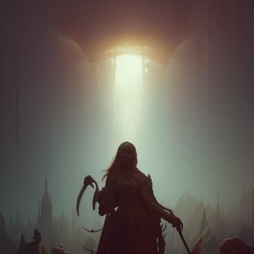 ABBA in Dark Fantasy Concept Art