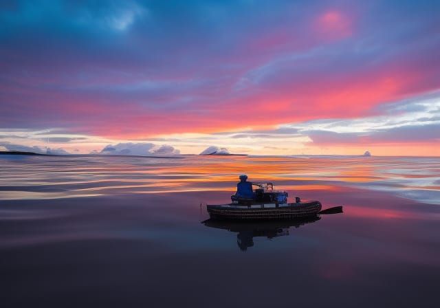 Marine Biologist Sailing the Ocean