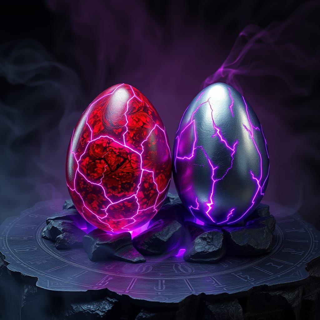 Dragon Eggs on Obsidian Altar with Chaos Runes