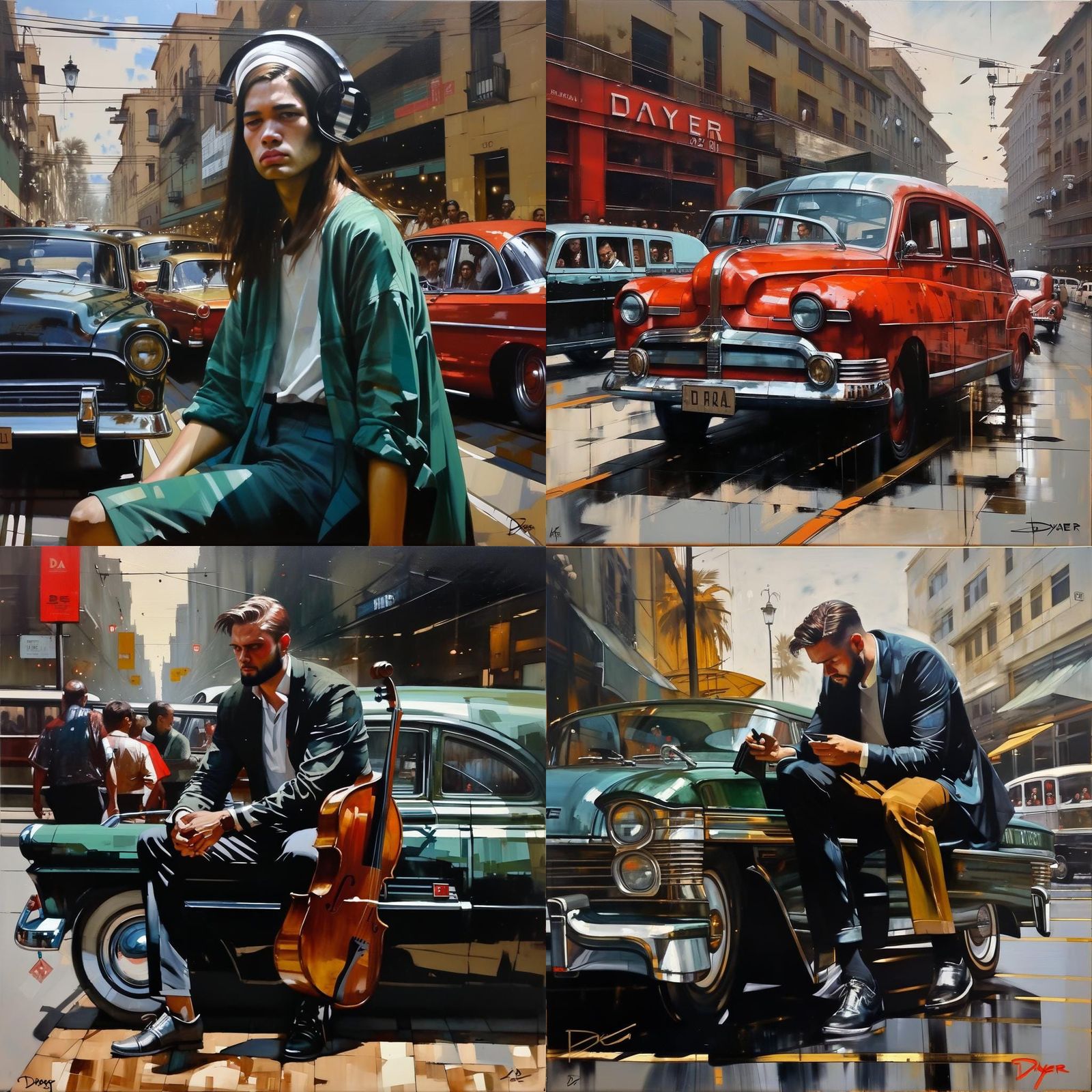 Expressive Portrait in Contemporary Style