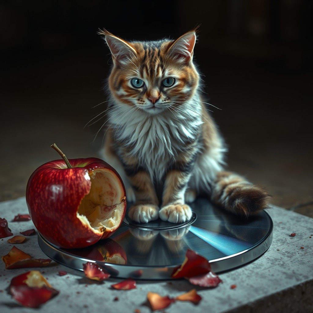 Regal Cat on CD in Gothic Romanticism Style