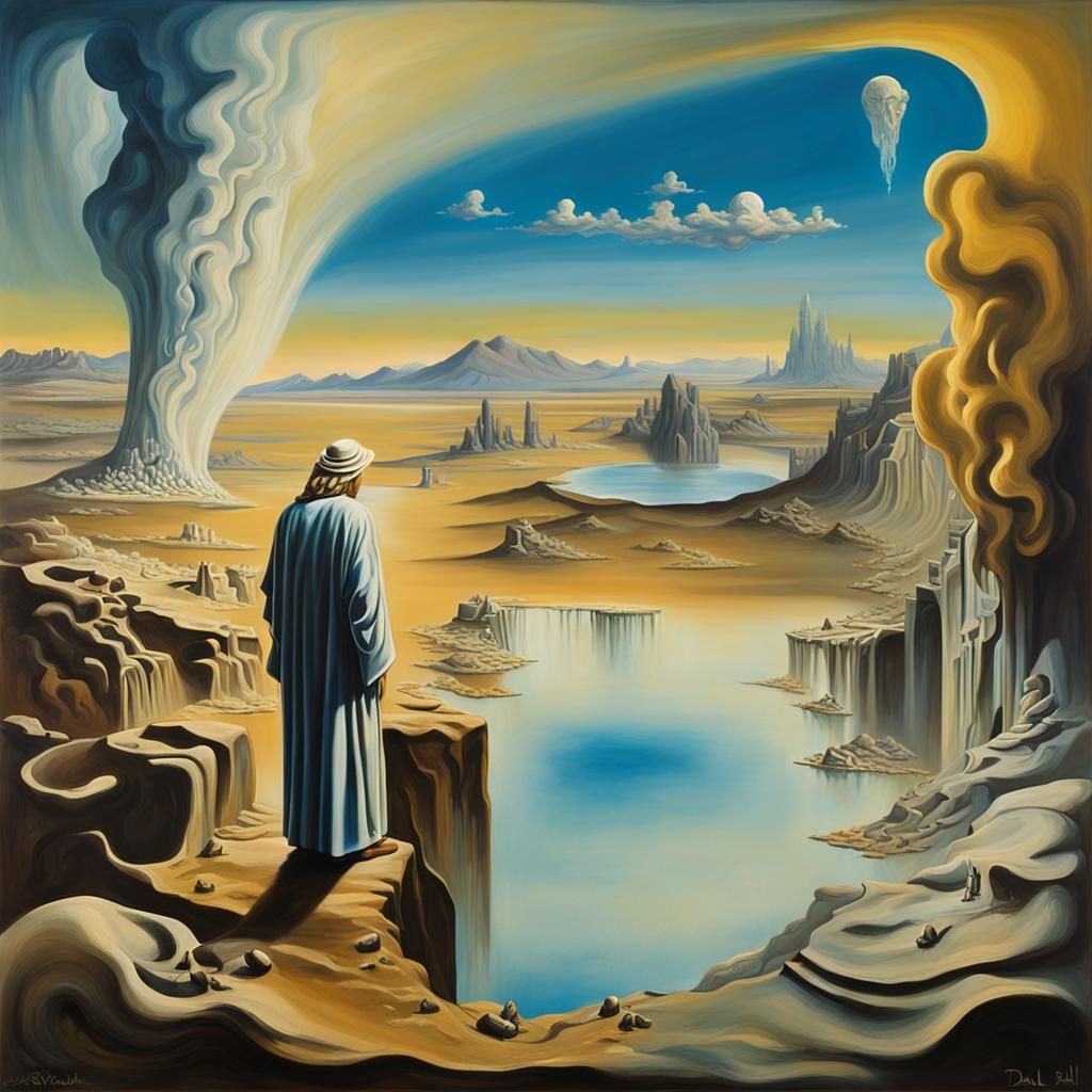 Surreal 'I AM' Declaration in Dali Style