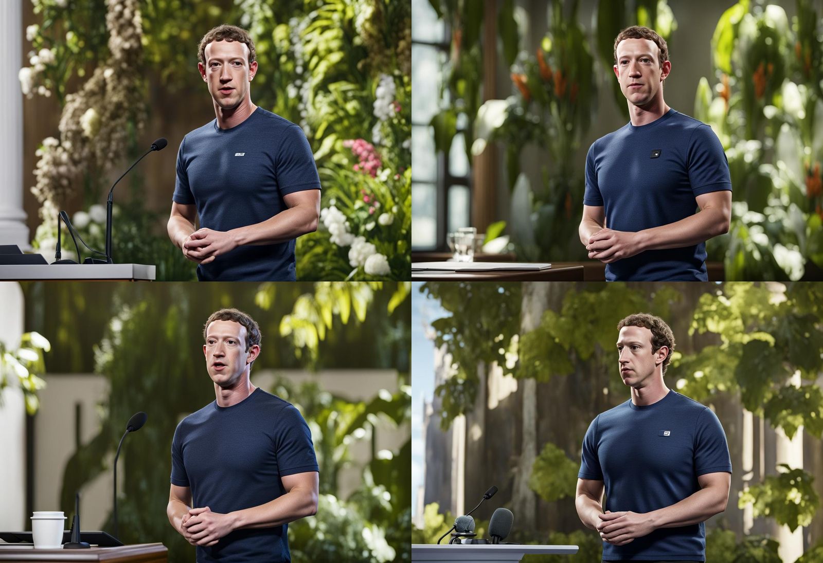 Courtroom Scene: Detailed Digital Matte Painting