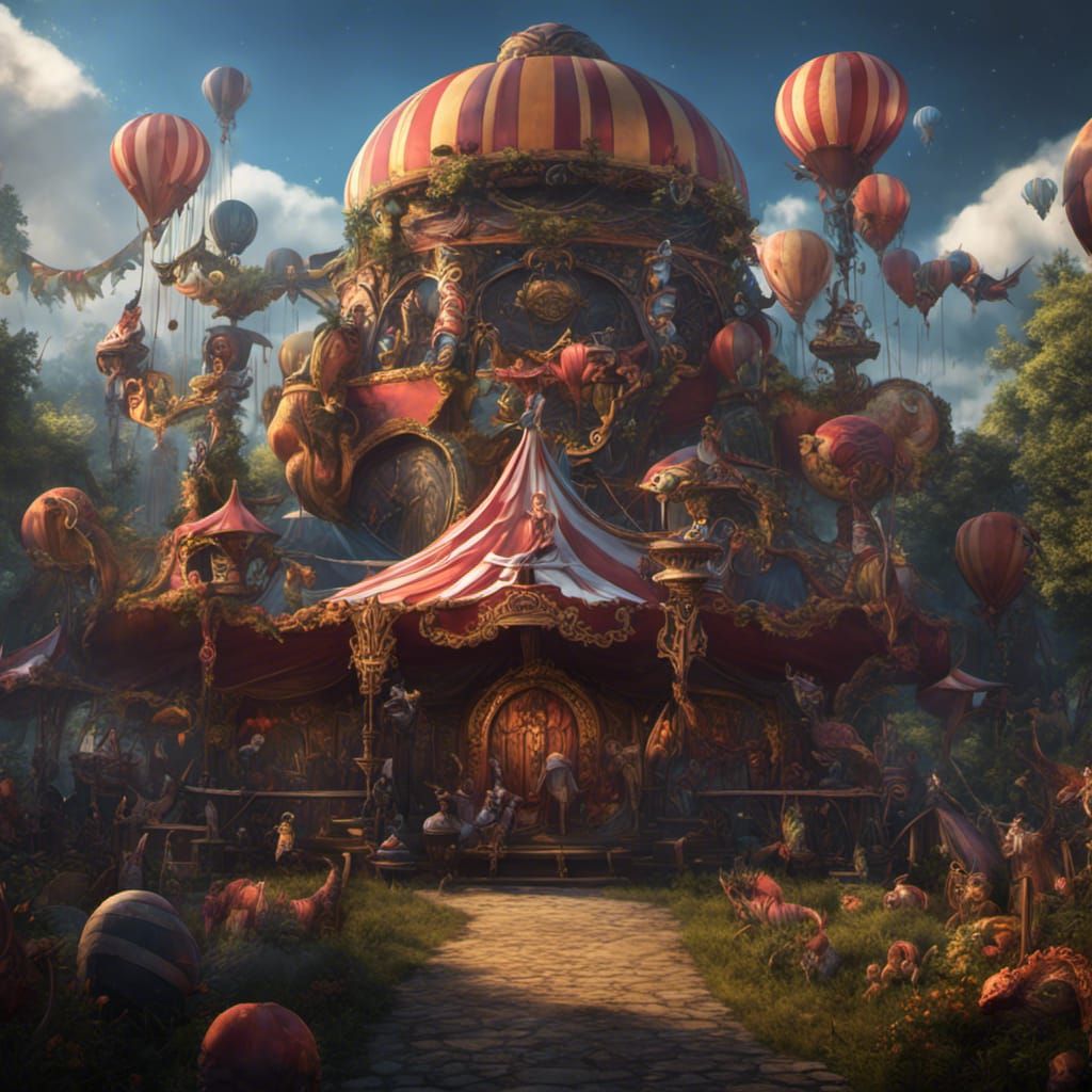 Fantasy Circus Concept Art in Unreal Engine