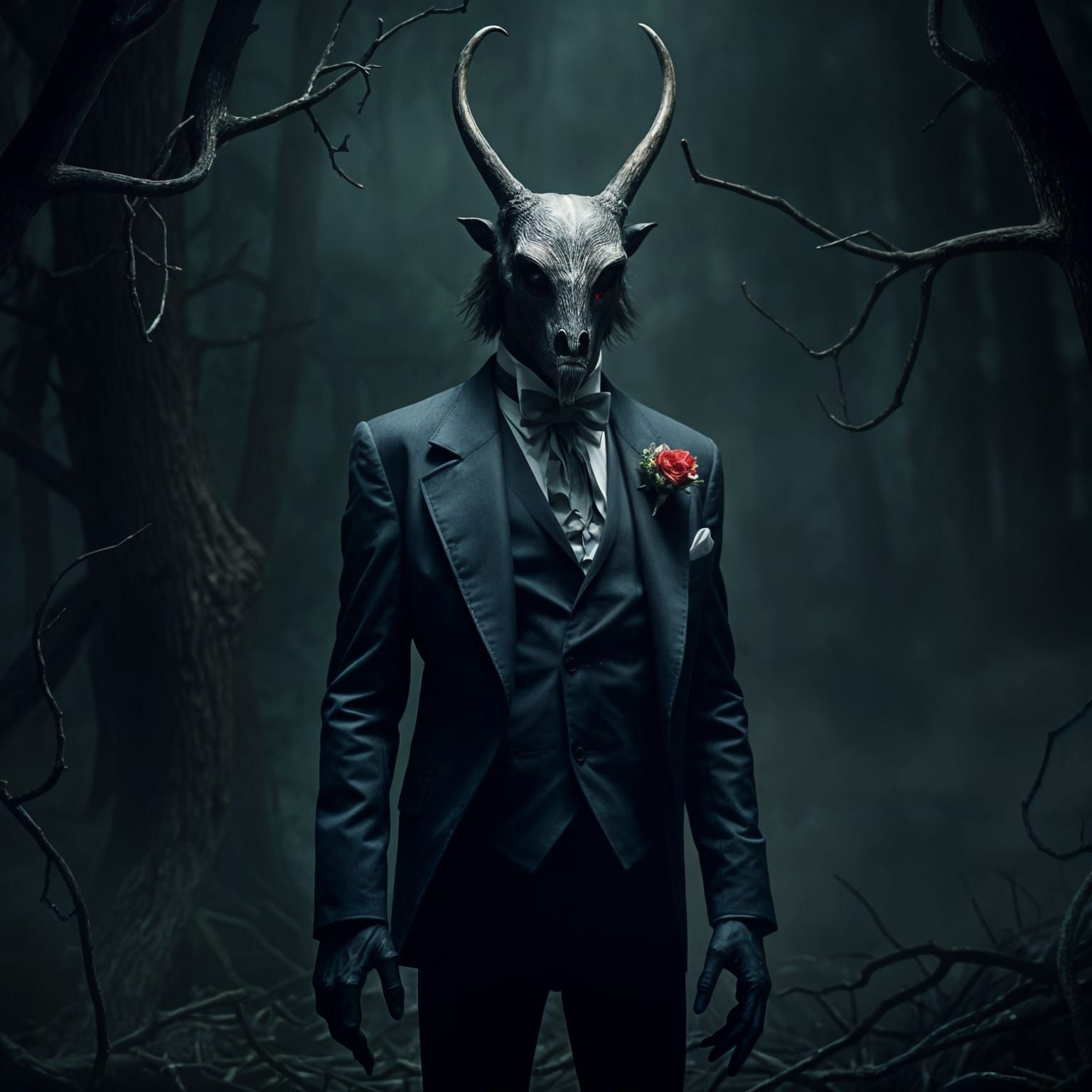 Wendigo wearing Wedding Suit