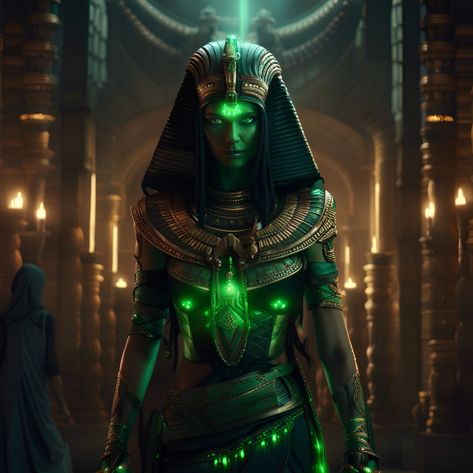 Egyptian Necromancer Resurrects Mummies with Dark Magic