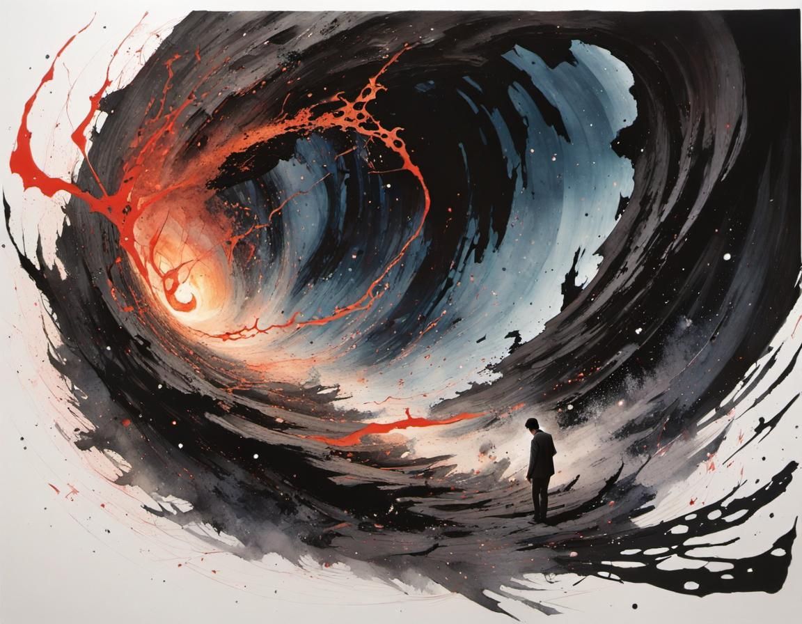 Cataclysmic Abyss: Destruction in Comic Book Style