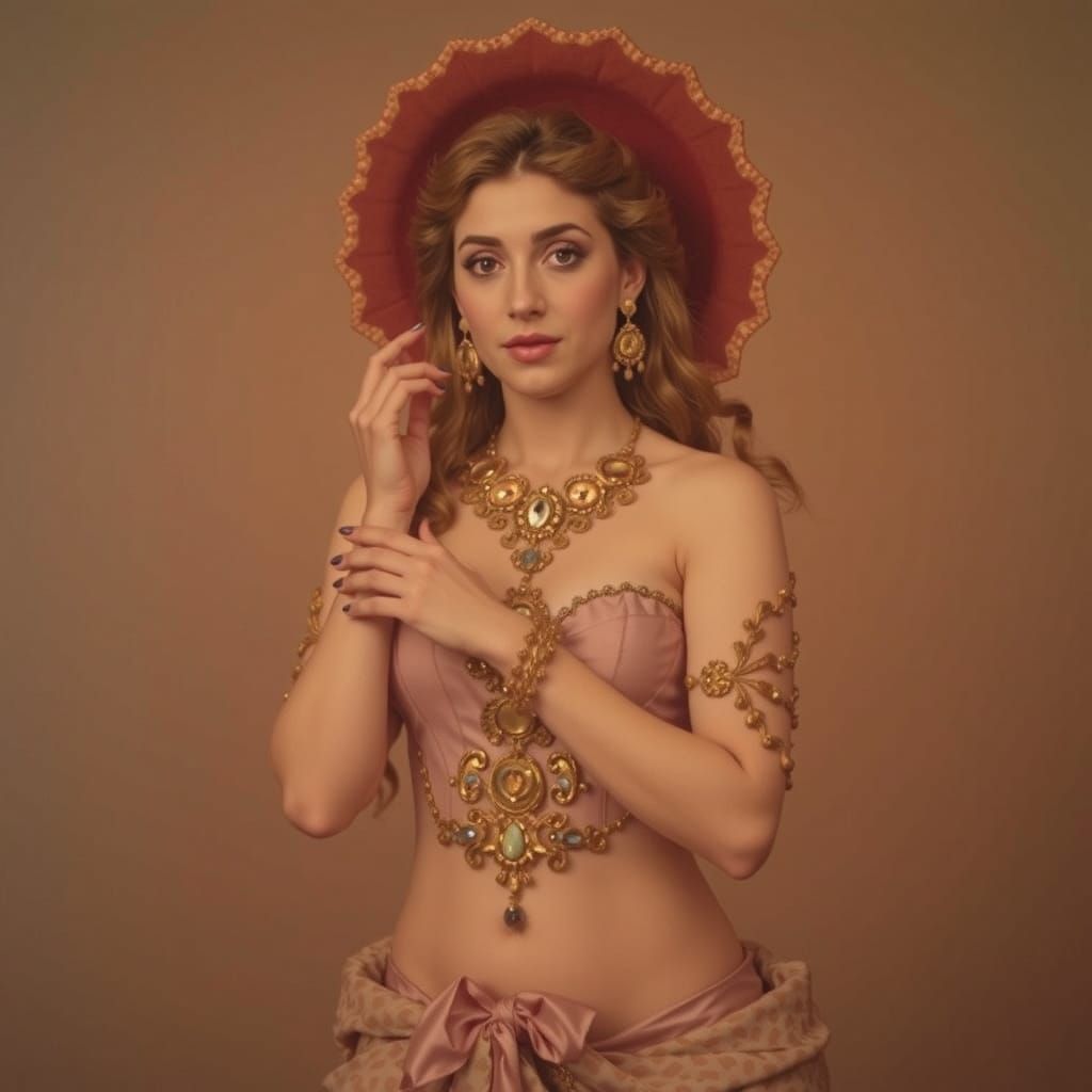 Abstract Gelato Colors Swirling in Bold Stripes