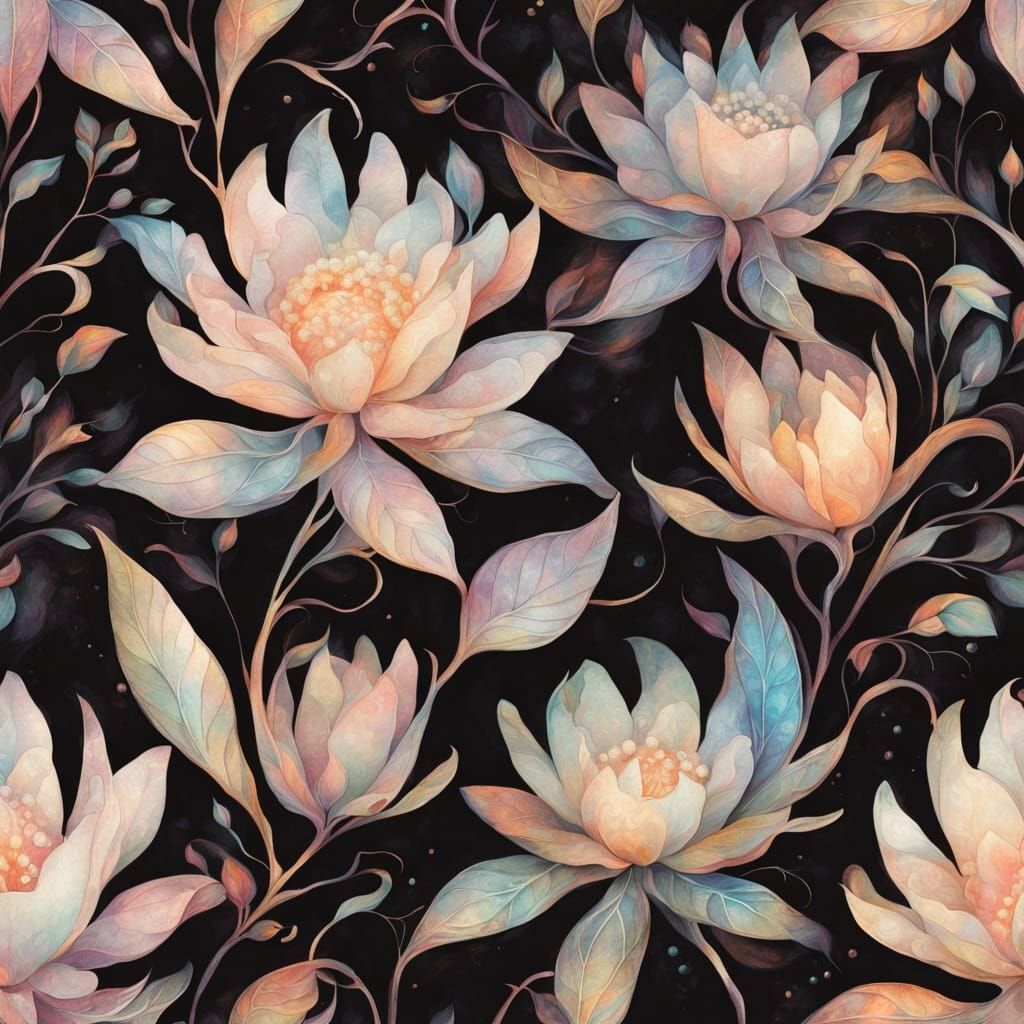 Pastel Paradise in Iridescent Hues