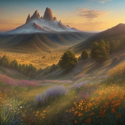 Apache Rider: Double Exposure Landscape in Hyperrealism