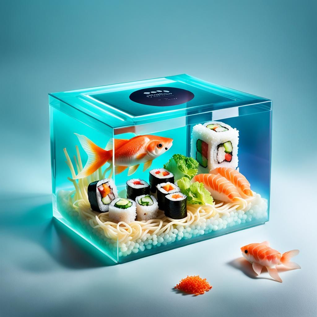 Aquarium Food Packaging: Cinematic Product Photography