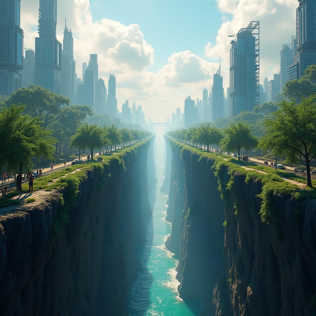 Dystopian Wasteland Meets Eco-Friendly Metropolis in 8K