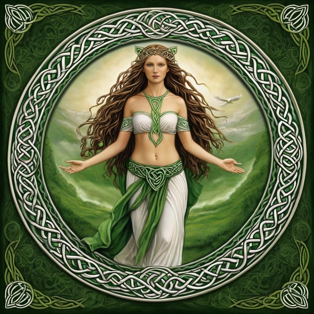 Celtic Goddess Echo Portrait