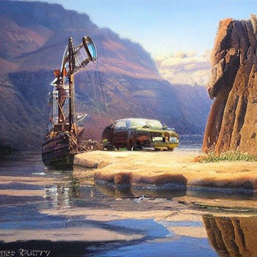 Harmonious Perfect World Oil Painting