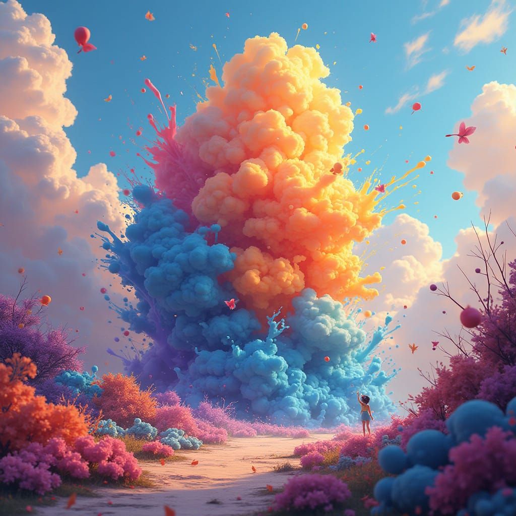 Vibrant Whimsy in a Fantastical World