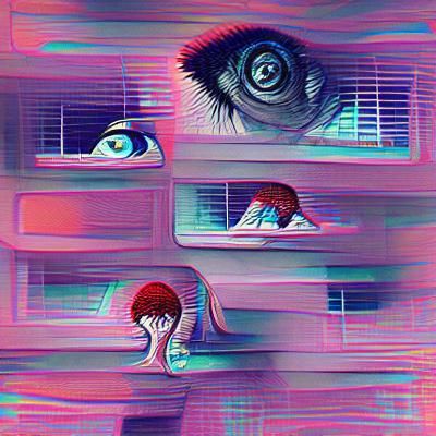 Abstract Art: Visualizing the Concept of Paranoia