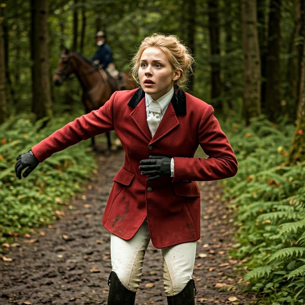 French Countess Overpowered in Forest Hunt