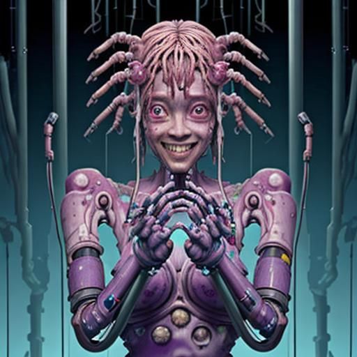 Biopunk Lab: Detached Girl with Severed Limbs