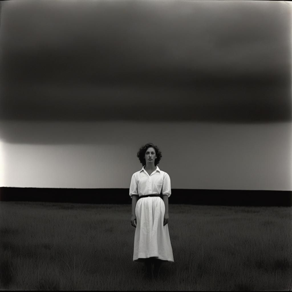 Lost Sorority President: Black and White Photography