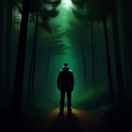 Man Lost in a Dark and Dense Forest