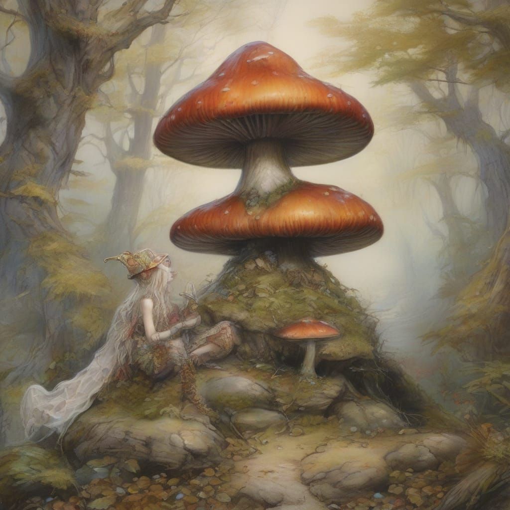 Regal Goblin Queen in Mushroom Kingdom