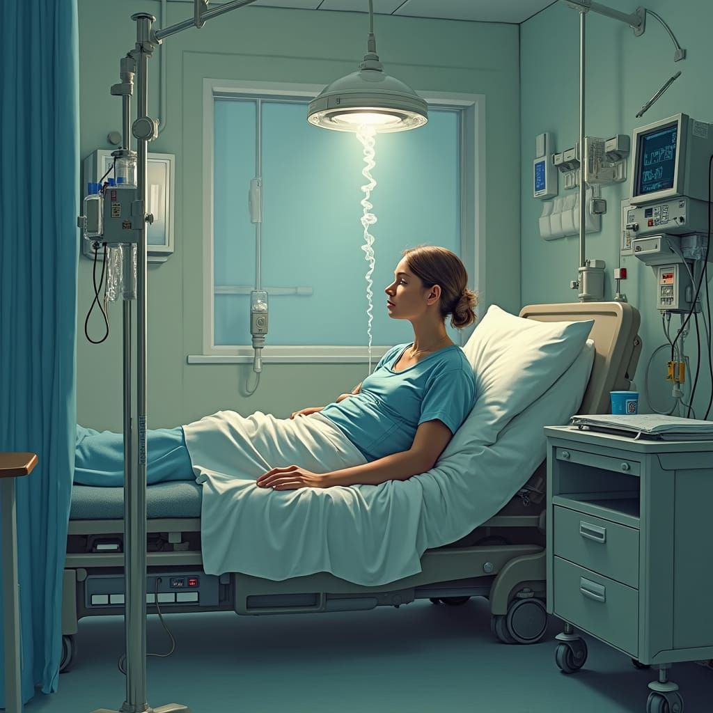 Abstract Chemotherapy Concept Art