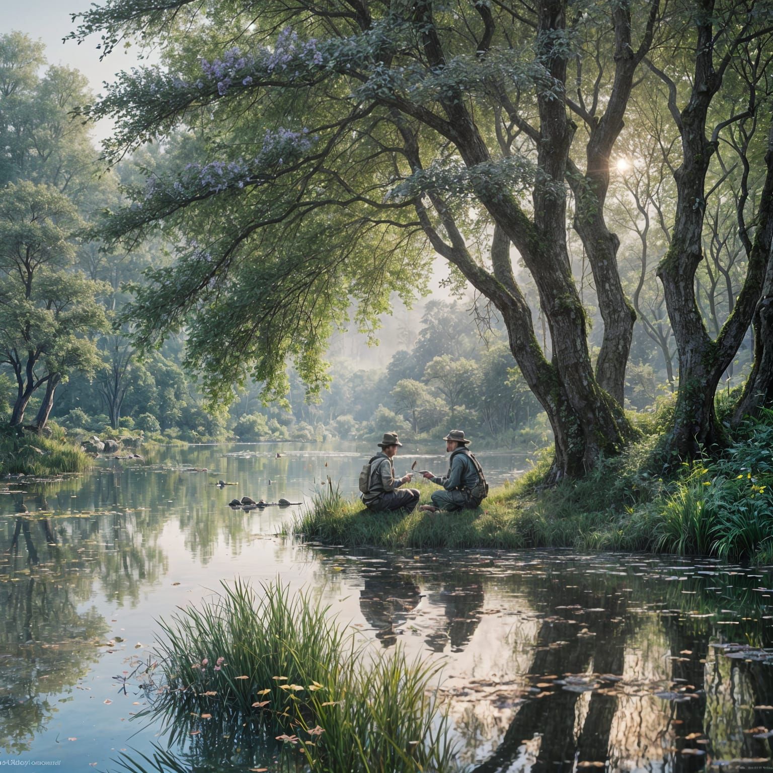 Painter in Nature: Detailed Matte Painting in Unreal Engine