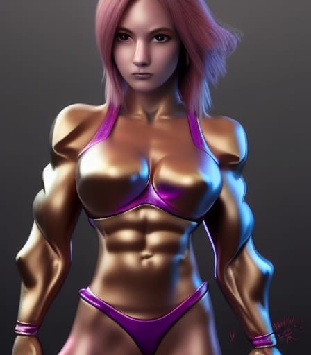 Psychic Girl with Wind Power in Retrofuturistic Comic Style