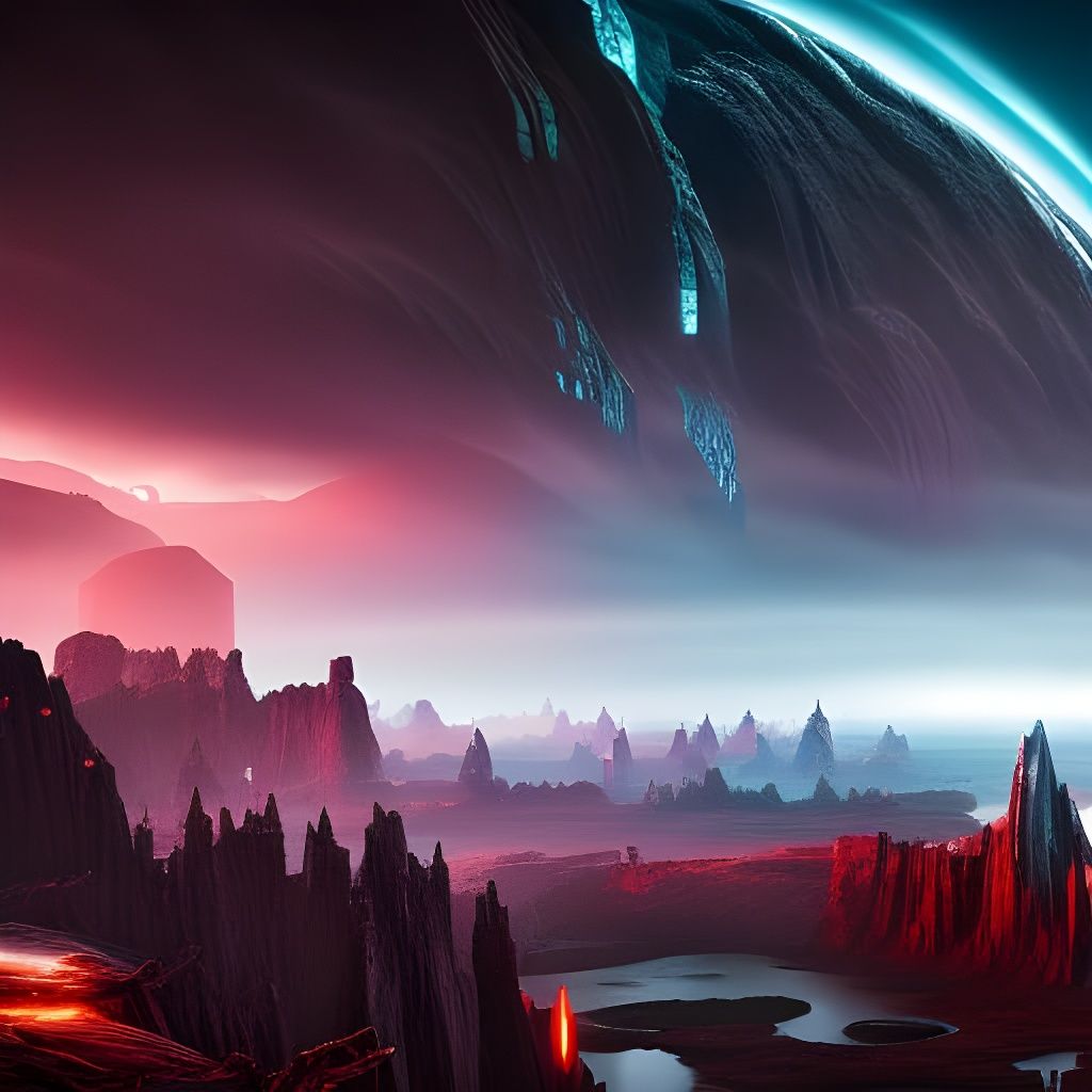 Bifröst Rainbow Bridge: Dark Fantasy Inkpunk Masterpiece