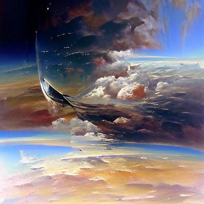 Limitless Skies: Oil Painting in Gurney Style