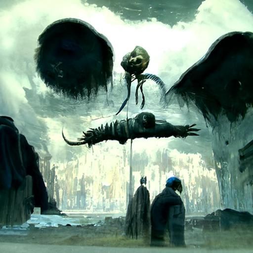 Sinister Butterpillar Manifestation Inspired by Beksinski