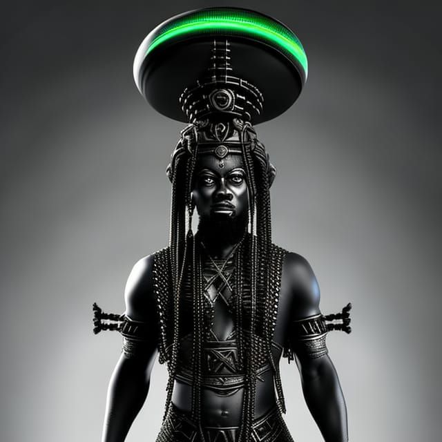 Techno-Voodoo Priest in Hyperdimensional Mesh