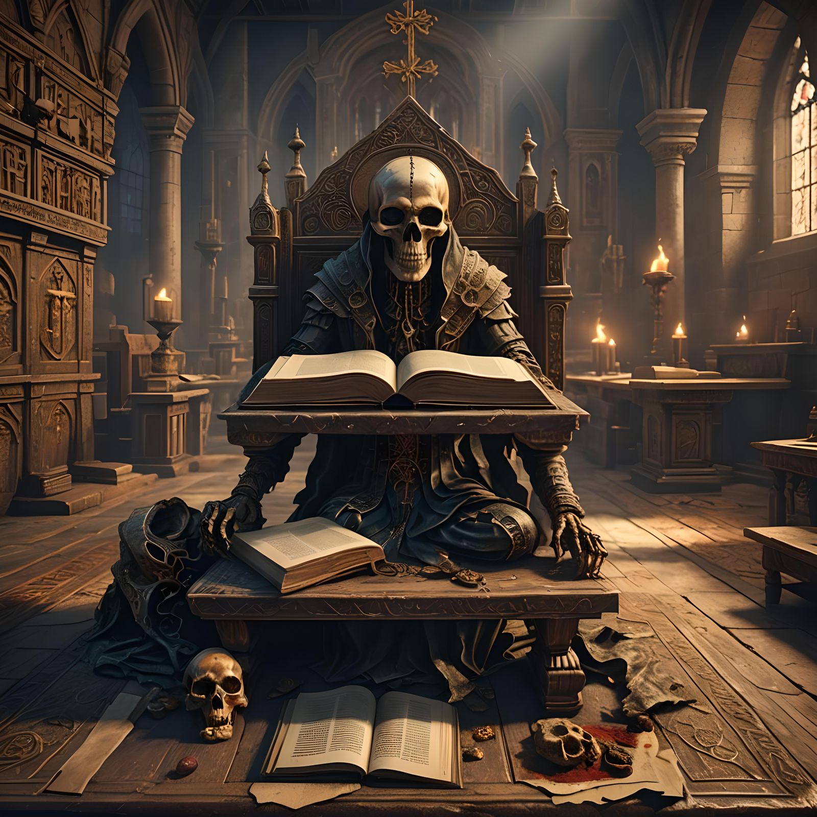 The Book of the Dead in a Church Atmosphere