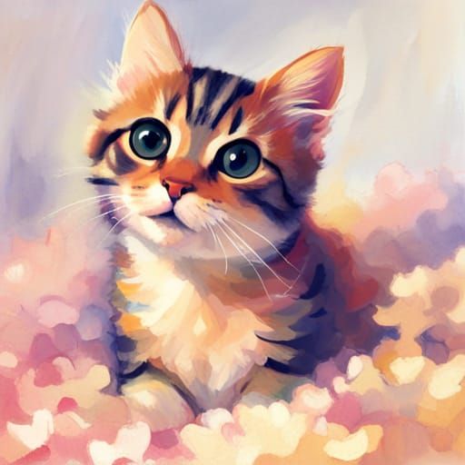 Simple AI-Generated Cat Image