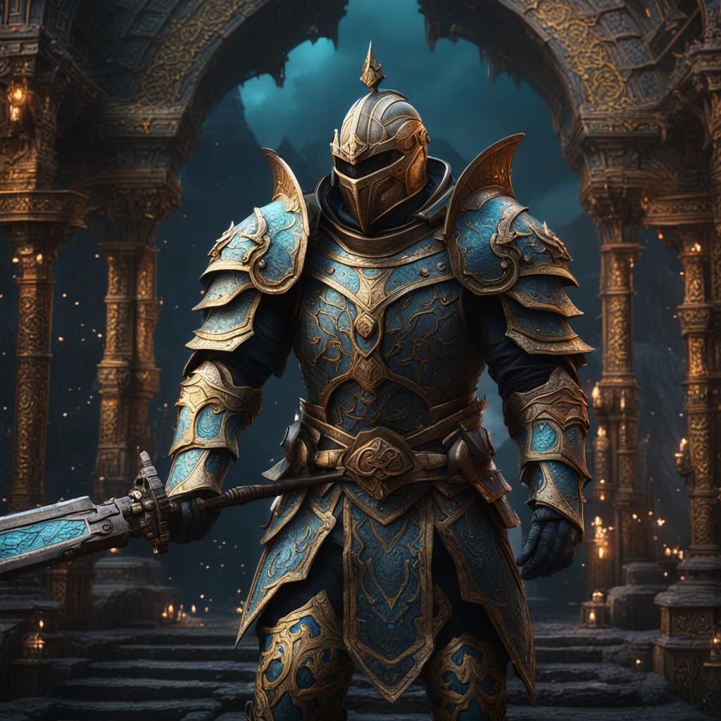 Detailed Fantasy Armor Concept Art
