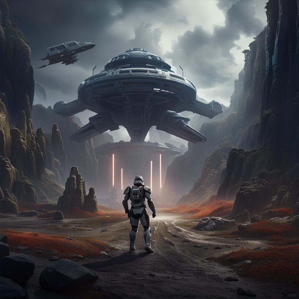 Star Wars HALO Spartan Crossover Concept Art