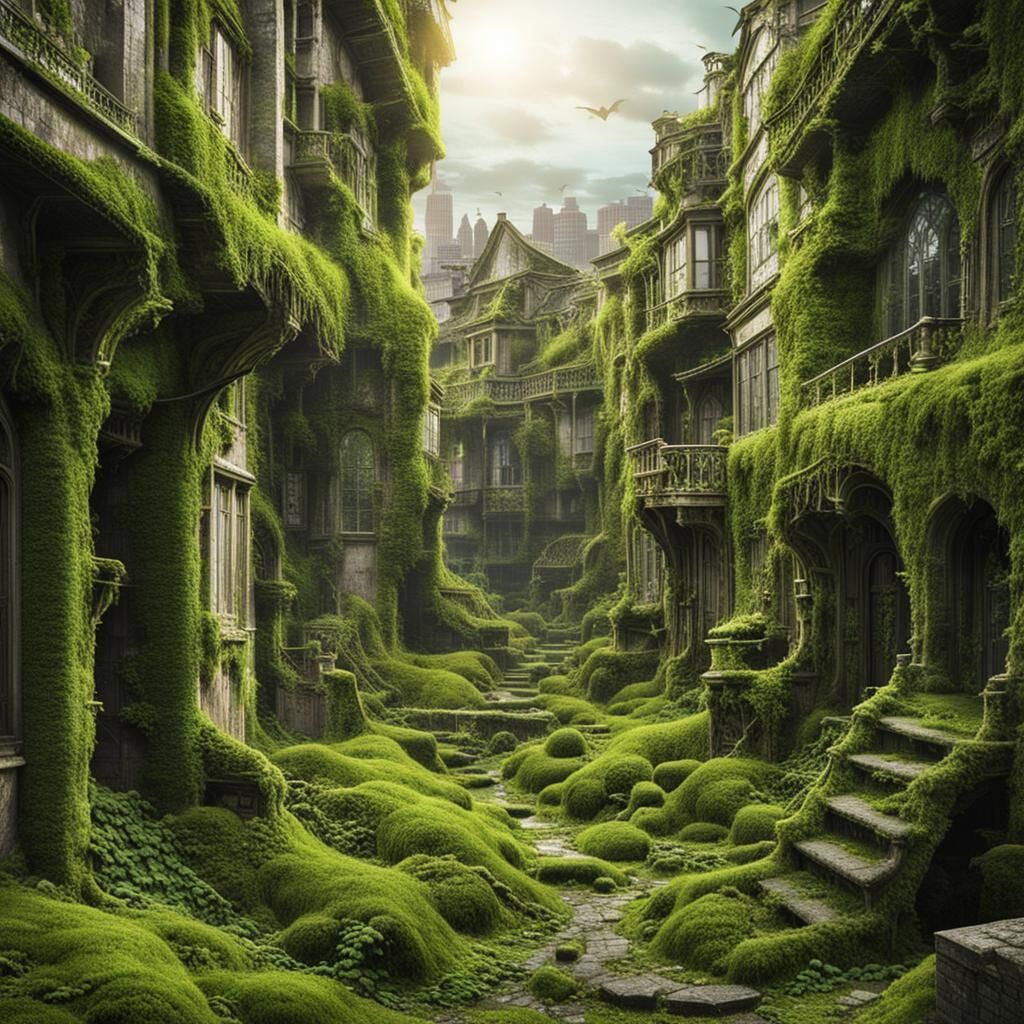 City Overgrown: Nature Reclaims Urban Landscape