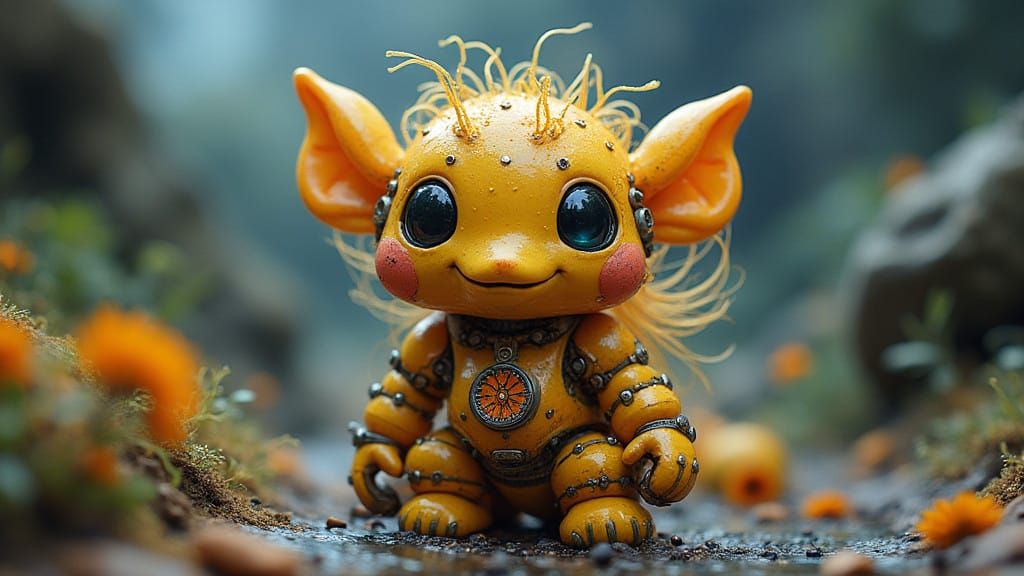 Sanxingdui Kawaii Fairy Borg Munny Duck River