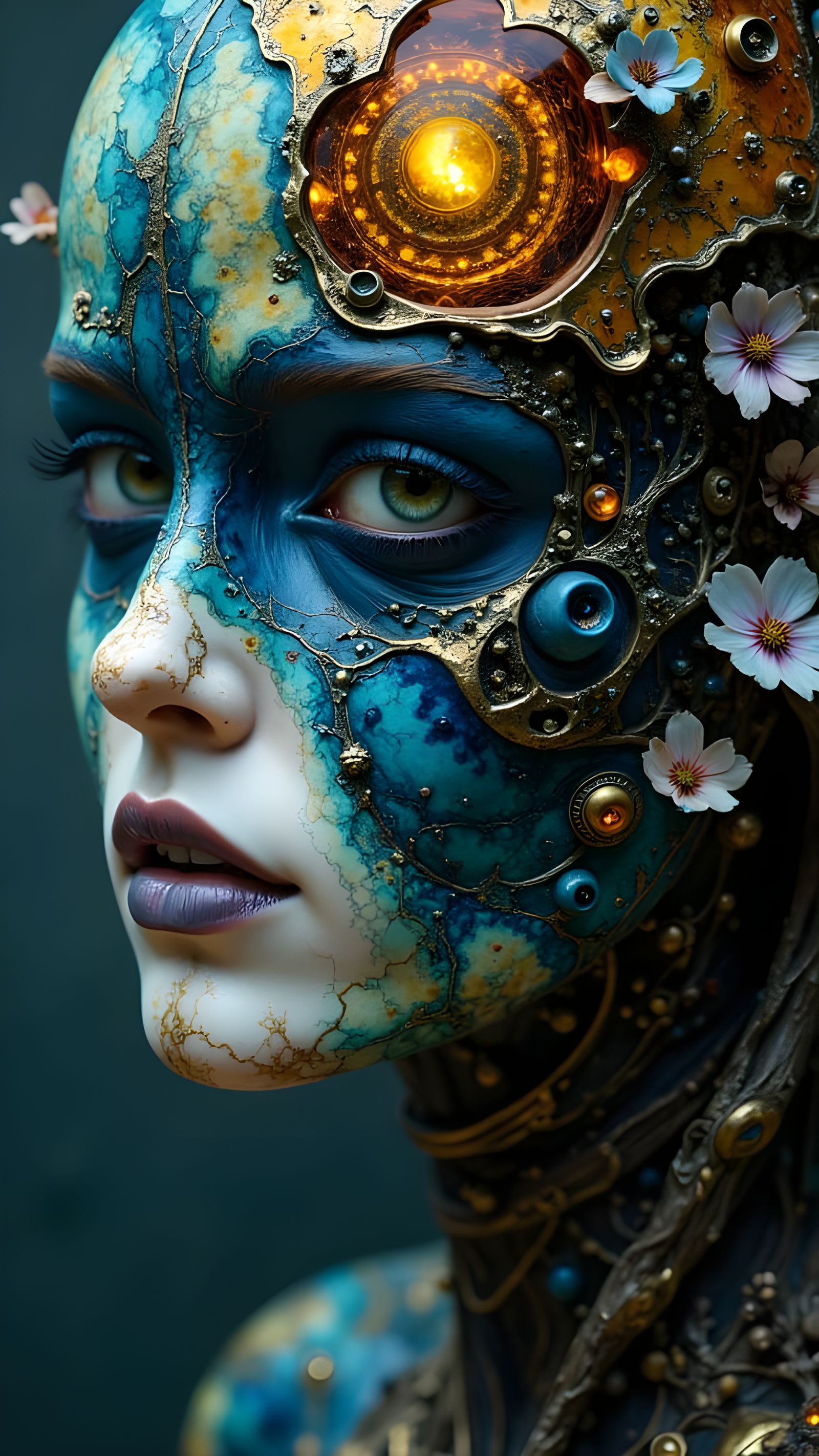 Surreal Landscape in Hyperkraximalismus Style