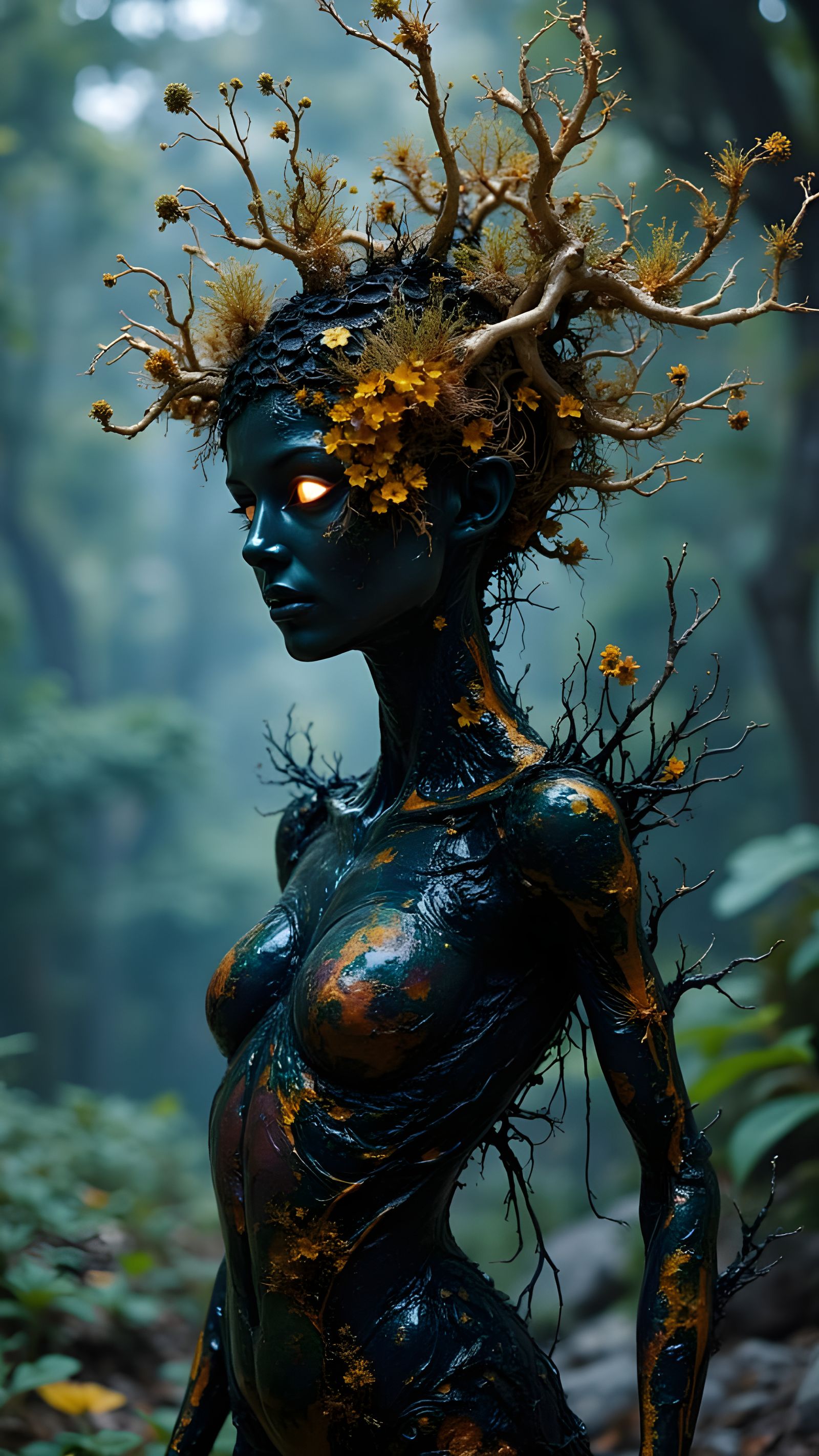 Ethereal Abstraction in a Dreamlike Landscape