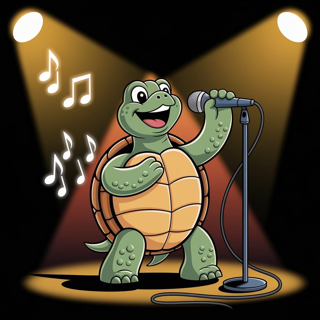Singing turtle