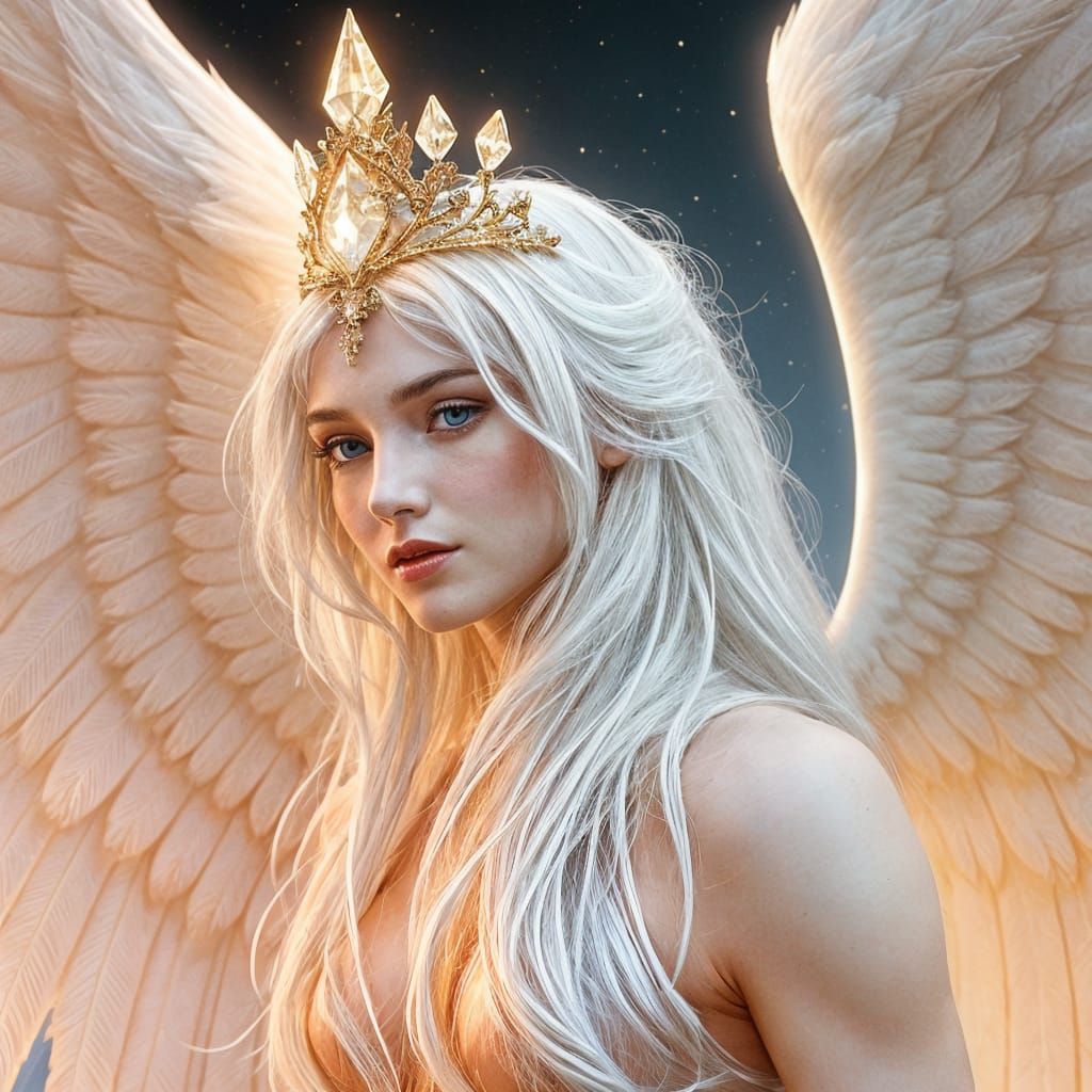 Angel in Crystal Crowned Glory
