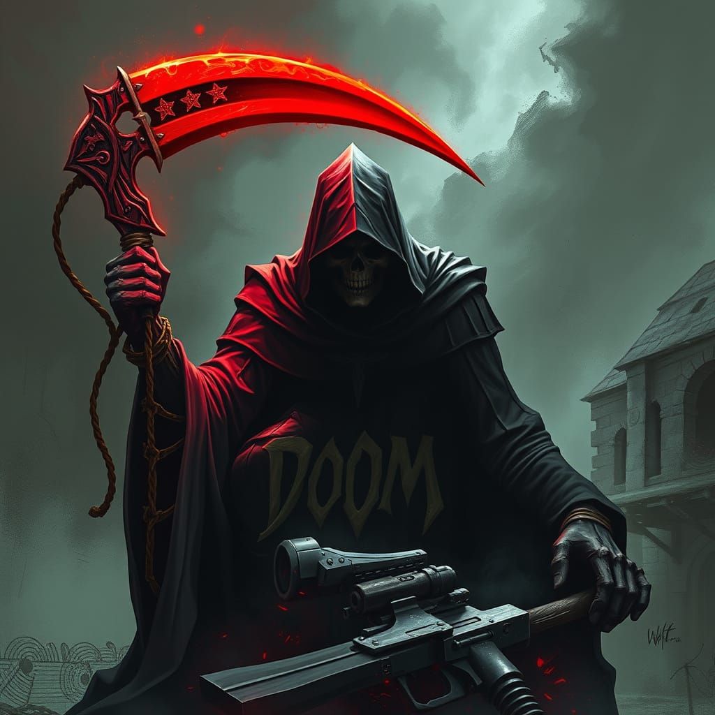 Grim Reaper: A Dark Depiction of Doom
